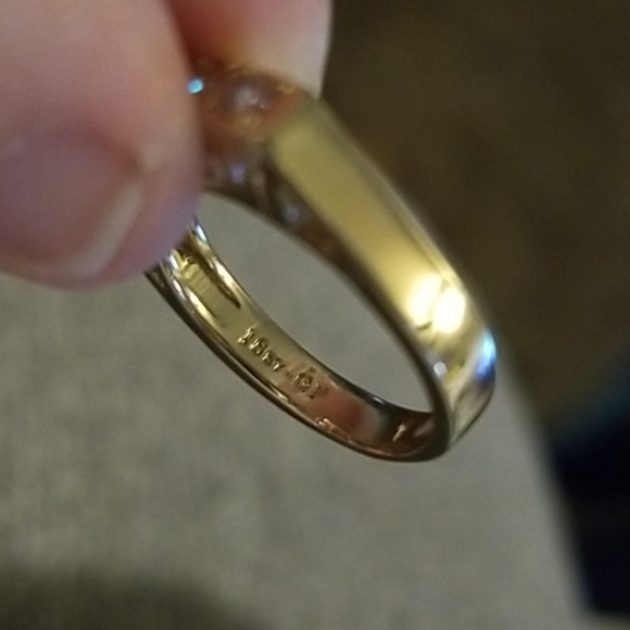 White Diamonique "LOVE YOU" Ring - Picture 11 of 11